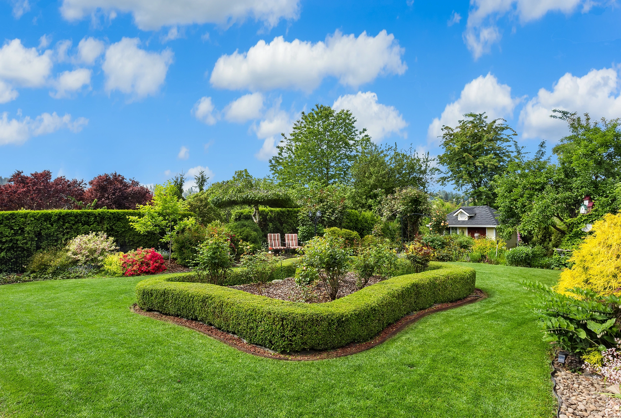 Modern landscape design